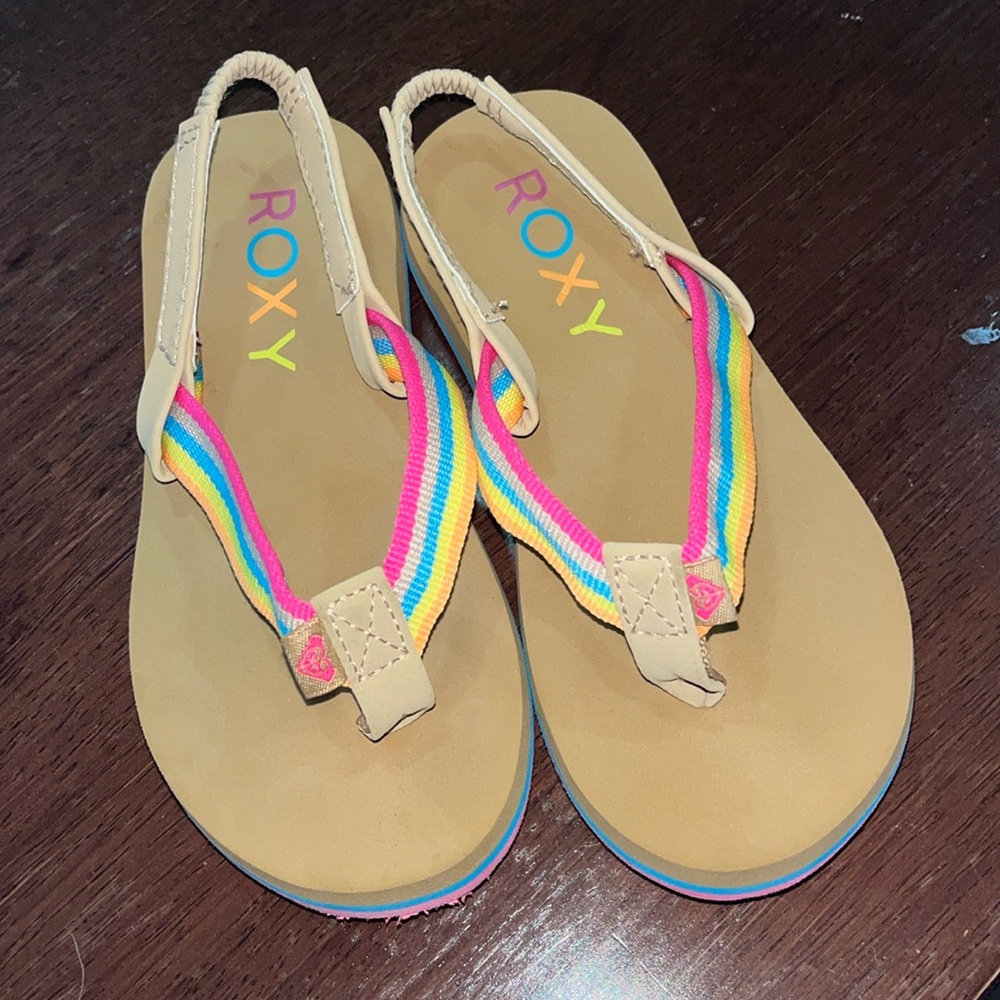 Rainbow Flip Flops